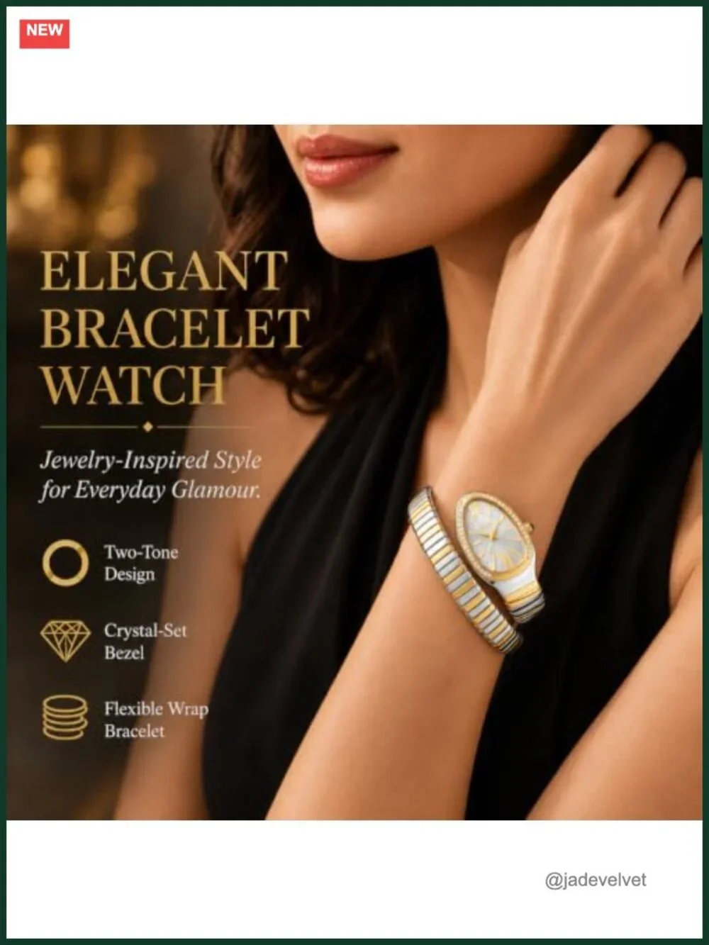 Snake Face Women's Watch Waterproof Steel Dainty Dress Wristwatch